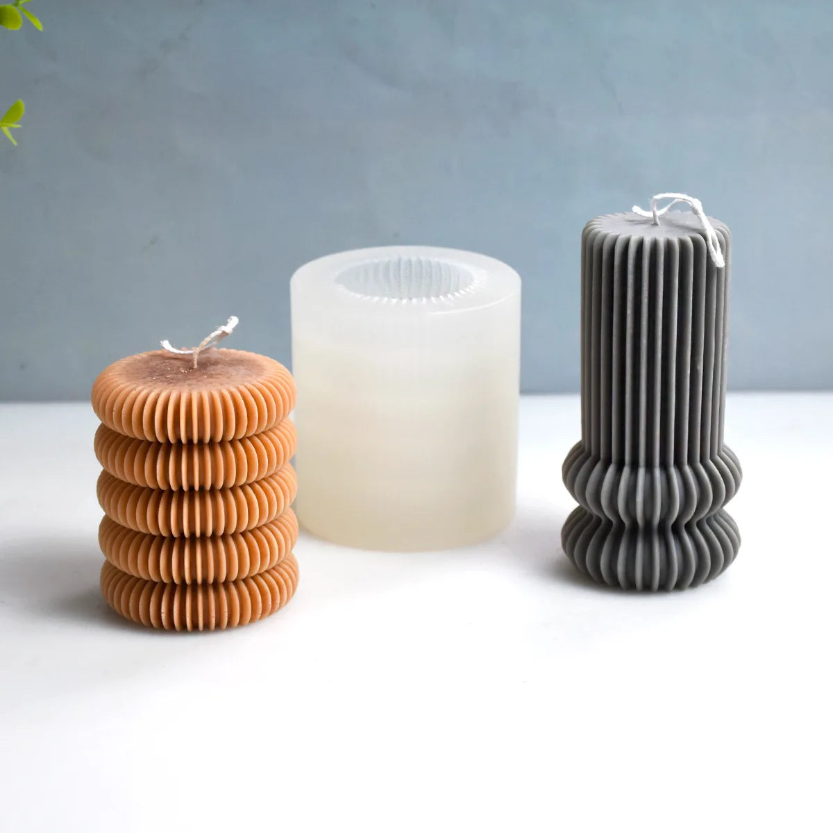 Ribbed Candle Mold