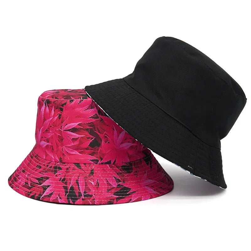 Solid Color Mary-J Reversible Bucket Hat