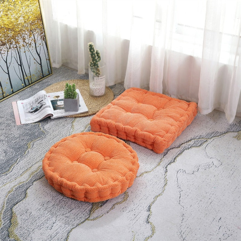 Corduroy Tufted Meditation Pillow