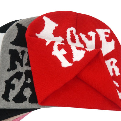 Love Never Fails Knit Beanie