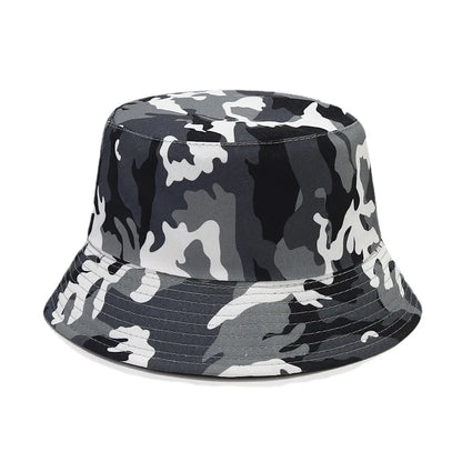 Camouflage Print Reversible Bucket Hat