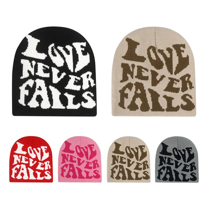 Love Never Fails Knit Beanie