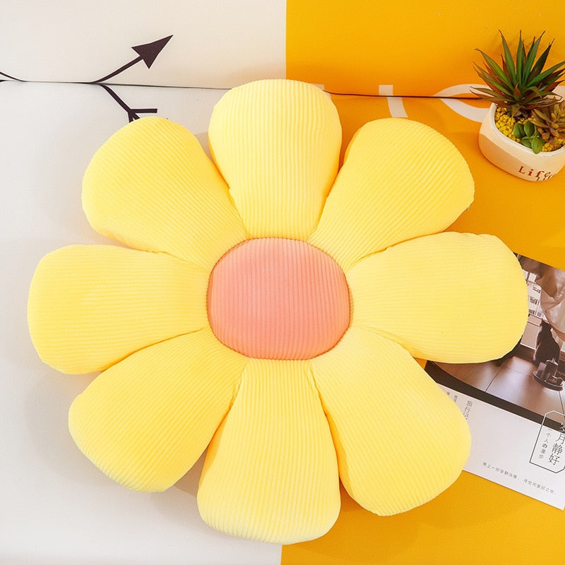 Daisy Flower Meditation Pillow