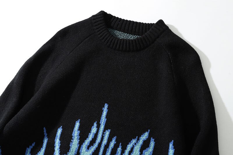 Knit Flame Sweater