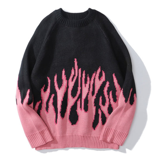 Knit Flame Sweater