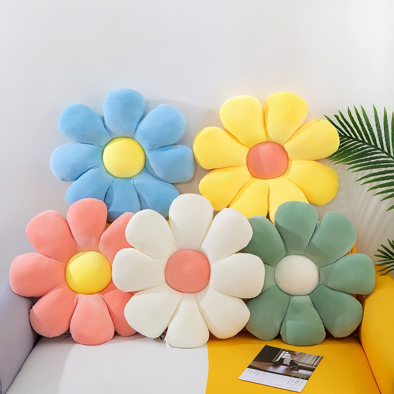 Daisy Flower Meditation Pillow