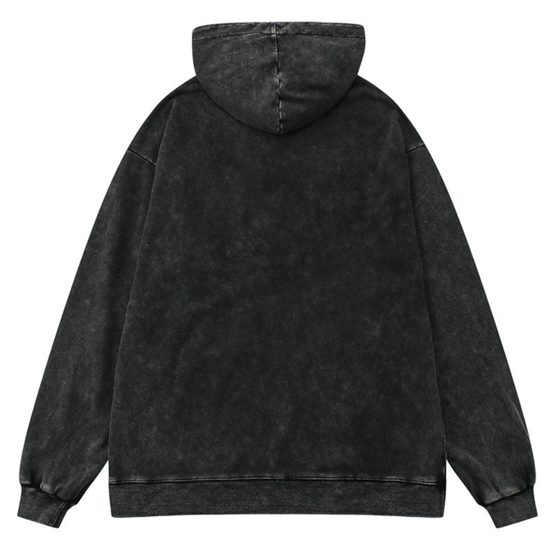 Black Washed Out Hoodie