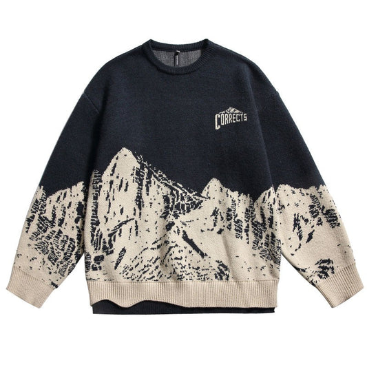 Knit Corrects Mountains Sweater