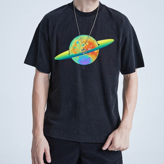 Multicolor Planet T-Shirt