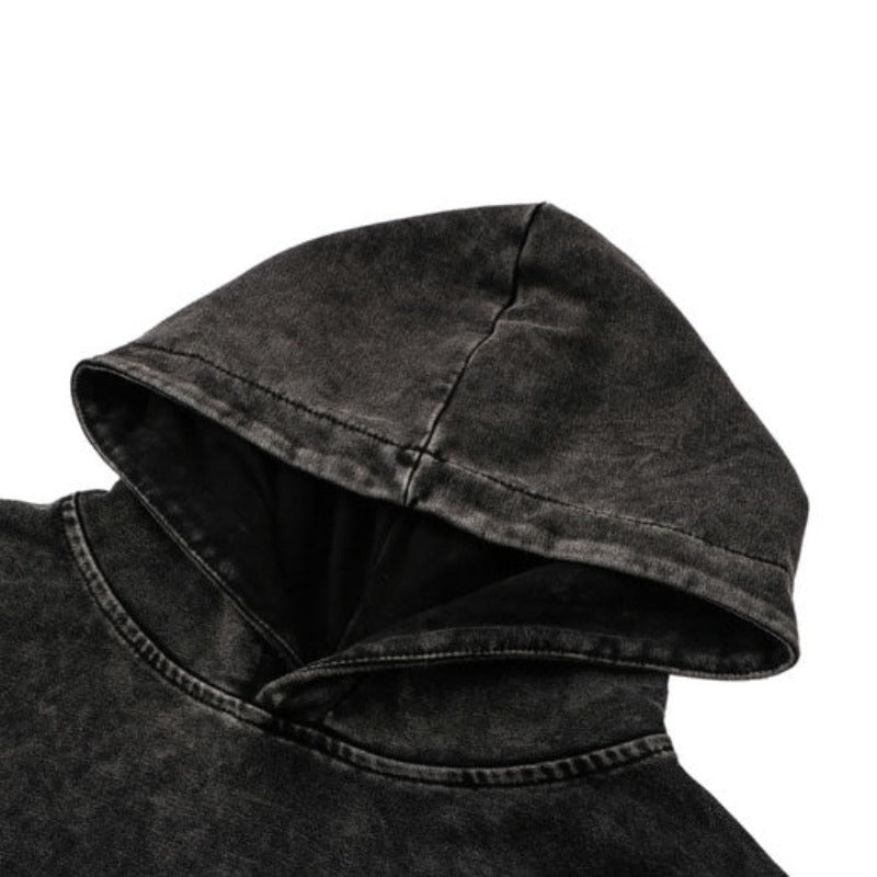 Black Washed Out Hoodie