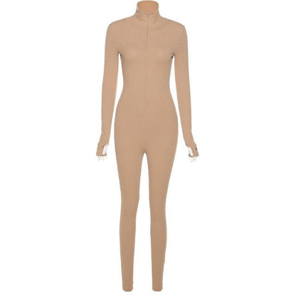 Ribbed Full Body Jumpsuit