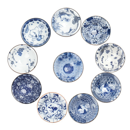 Blue and White Porcelain Tea Bowl 80 ml