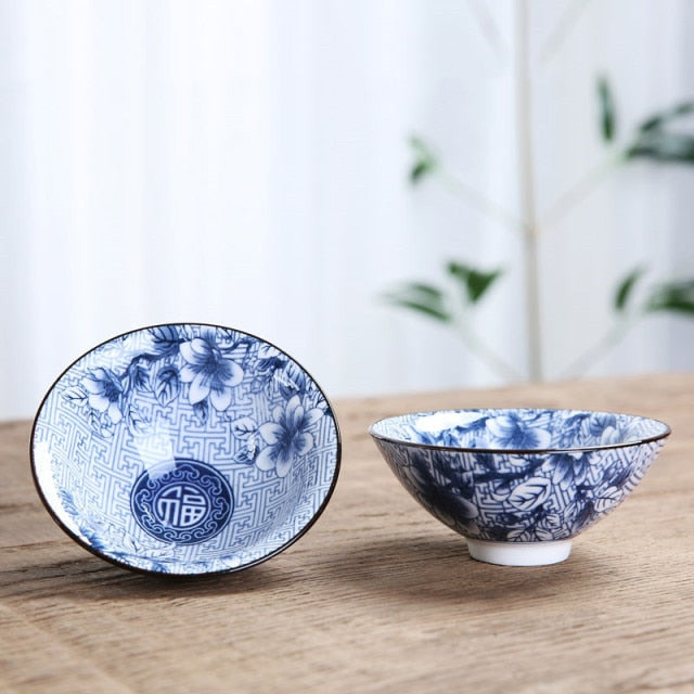 Blue and White Porcelain Tea Bowl 80 ml