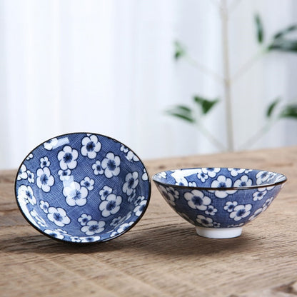 Blue and White Porcelain Tea Bowl 80 ml
