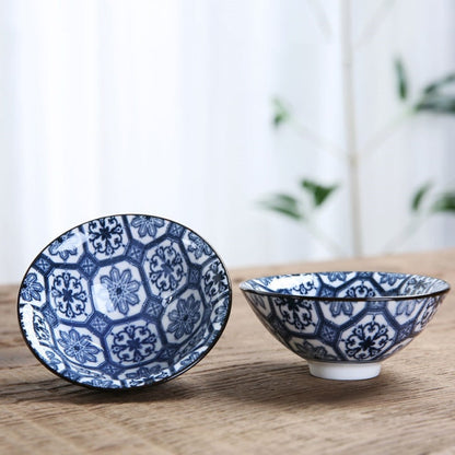 Blue and White Porcelain Tea Bowl 80 ml