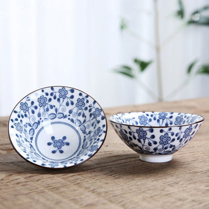 Blue and White Porcelain Tea Bowl 80 ml