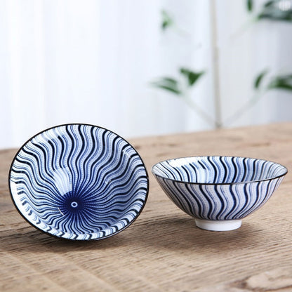 Blue and White Porcelain Tea Bowl 80 ml